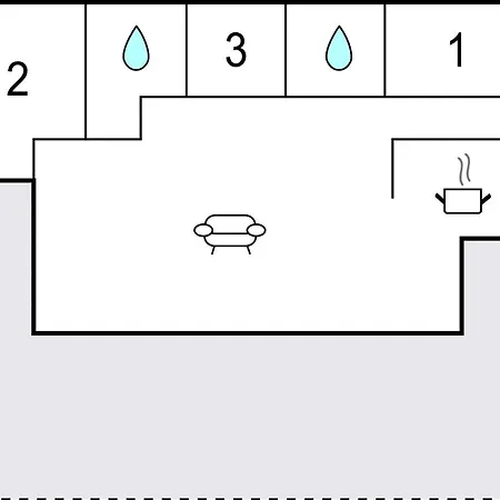 別荘 Three-bedroom In Grenå